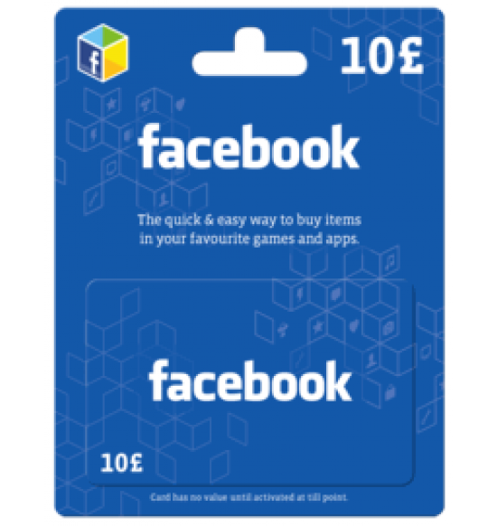 Facebook Gift Card - £10